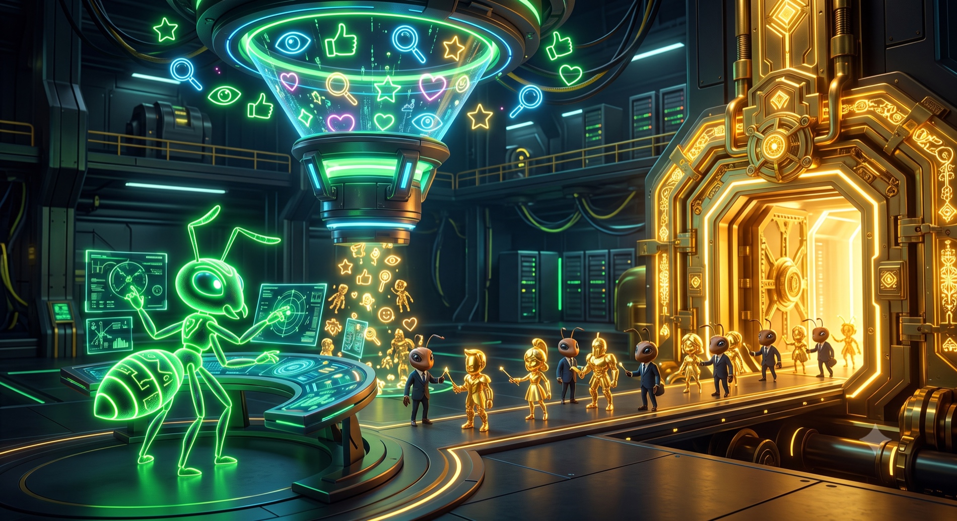 Turning audience attention into depositing players